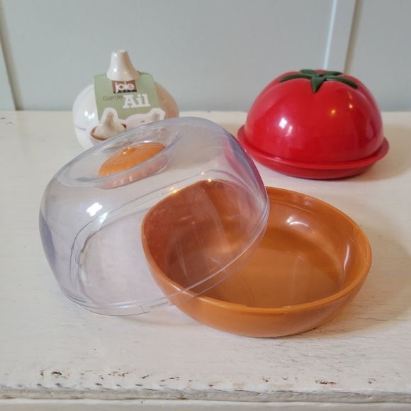 Veggie Keepers Garlic Keeper Tomato Keeper Onion Keeper Joie Fridge Containers - Picture 6 of 6